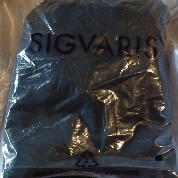 NIB Sigvaris Soft Opaque Compression 842 Black Thigh High - Picture 2 of 6